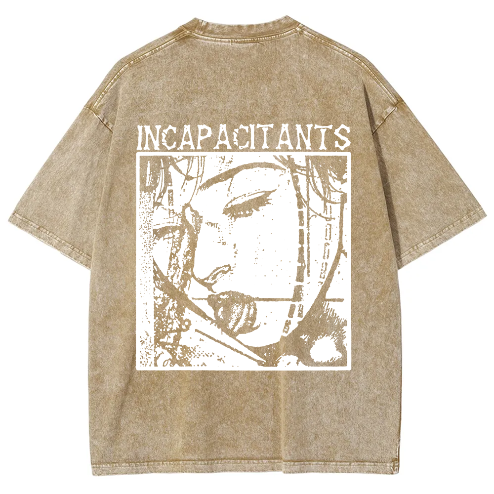 Unisex Vintage Incapacitants Band t-Shirt