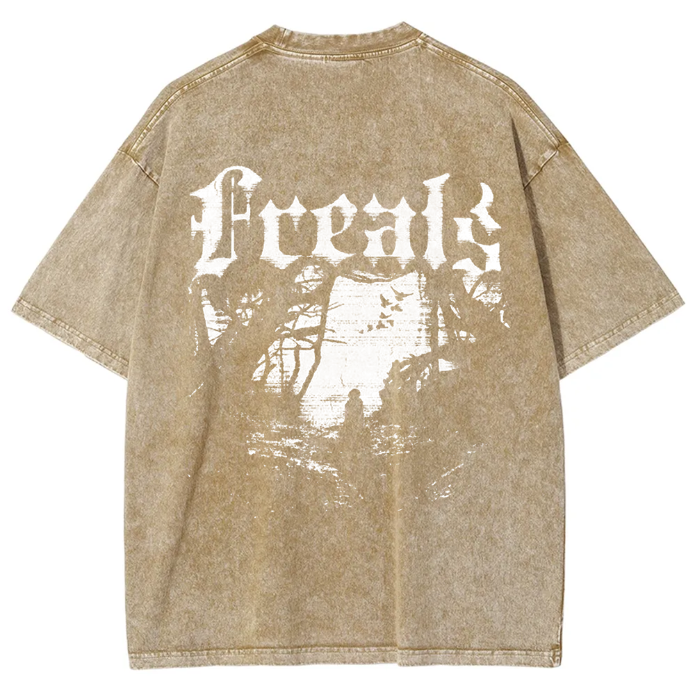 Unisex Vintage Freaks Horror Movie t-Shirt