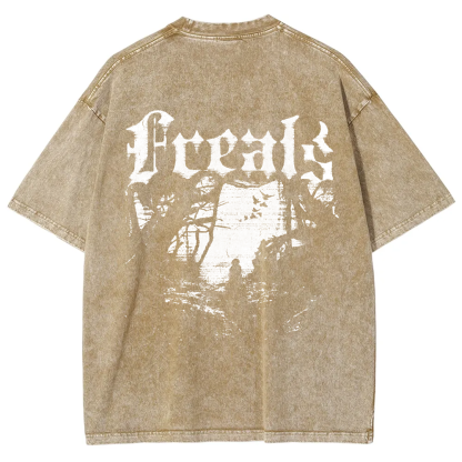 Unisex Vintage Freaks Horror Movie t-Shirt