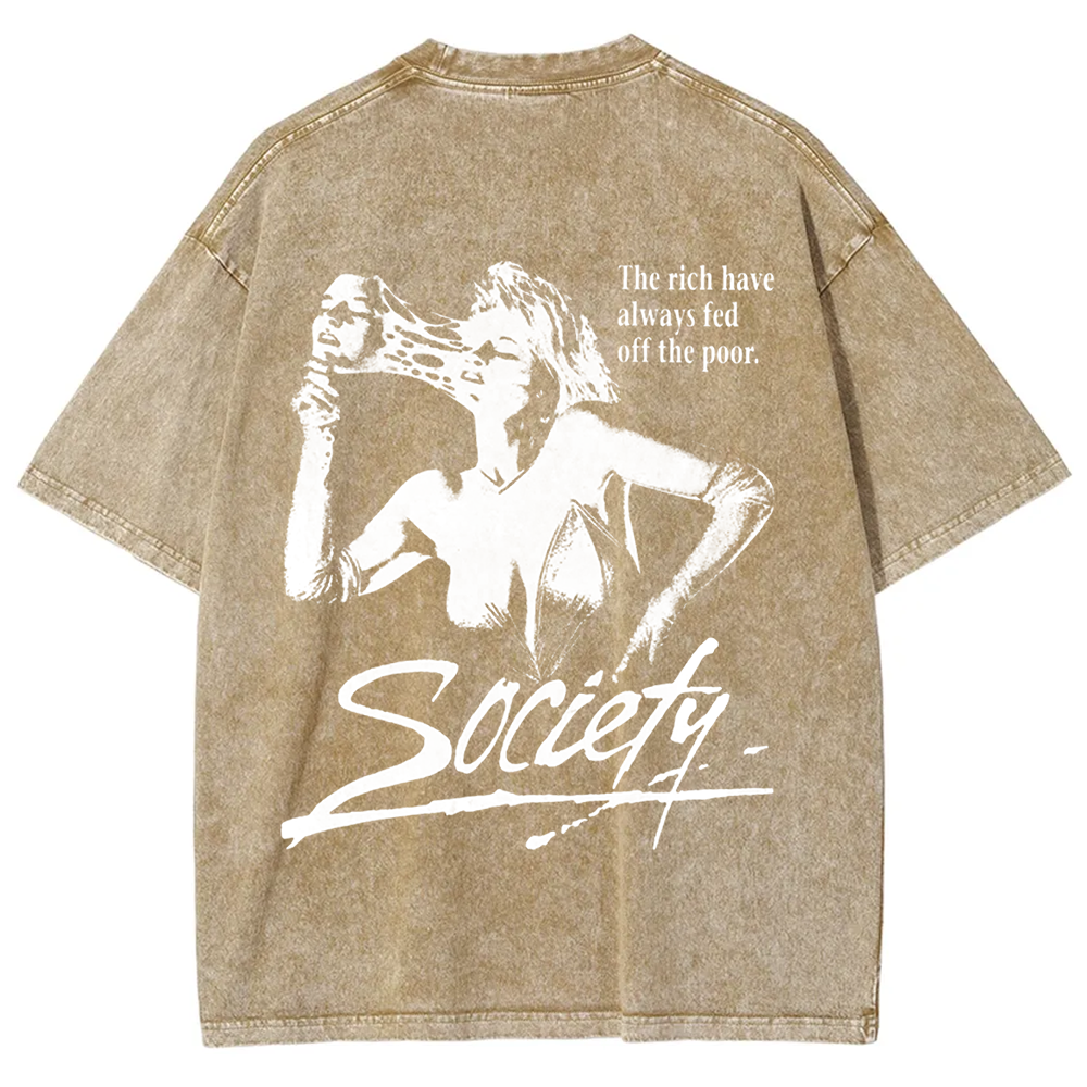 Unisex Vintage Society Film Horror Movie t-Shirt