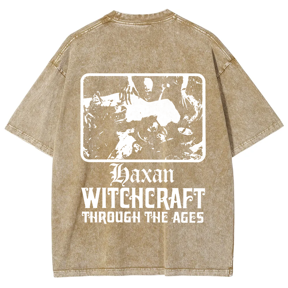 Unisex Vintage Häxan Witchcraft Through The Ages Horror Movie t-Shirt