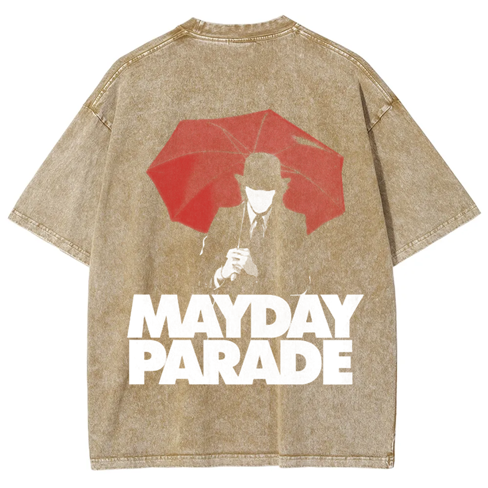 Unisex Vintage  Mayday Parade Rock Band  t-Shirt