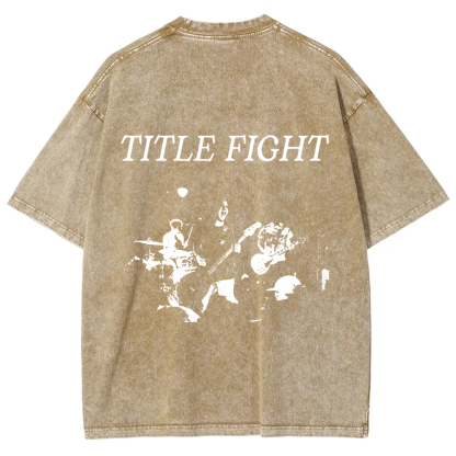 Unisex Vintage Title Fight Band t-Shirt