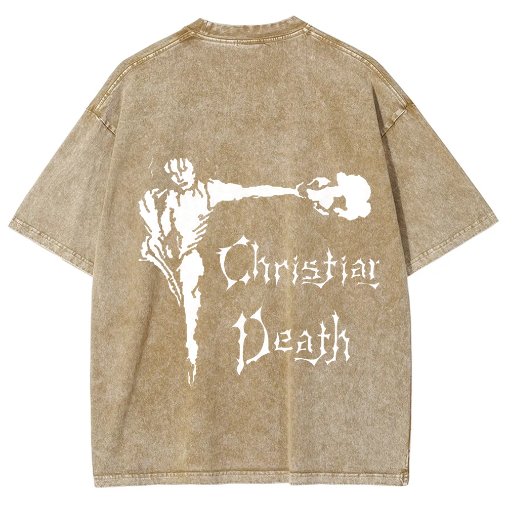 Unisex Vintage Christian Death Rock Band t-Shirt