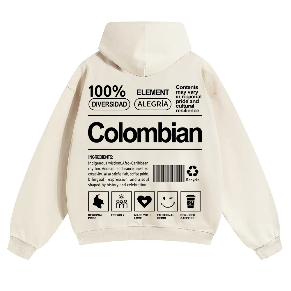 Colombian Unisex Fit Color Hoodie wearishow
