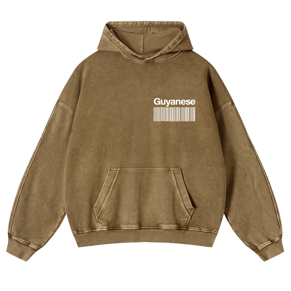 Guyanese Unisex Fit  Washed Hoodie wearishow