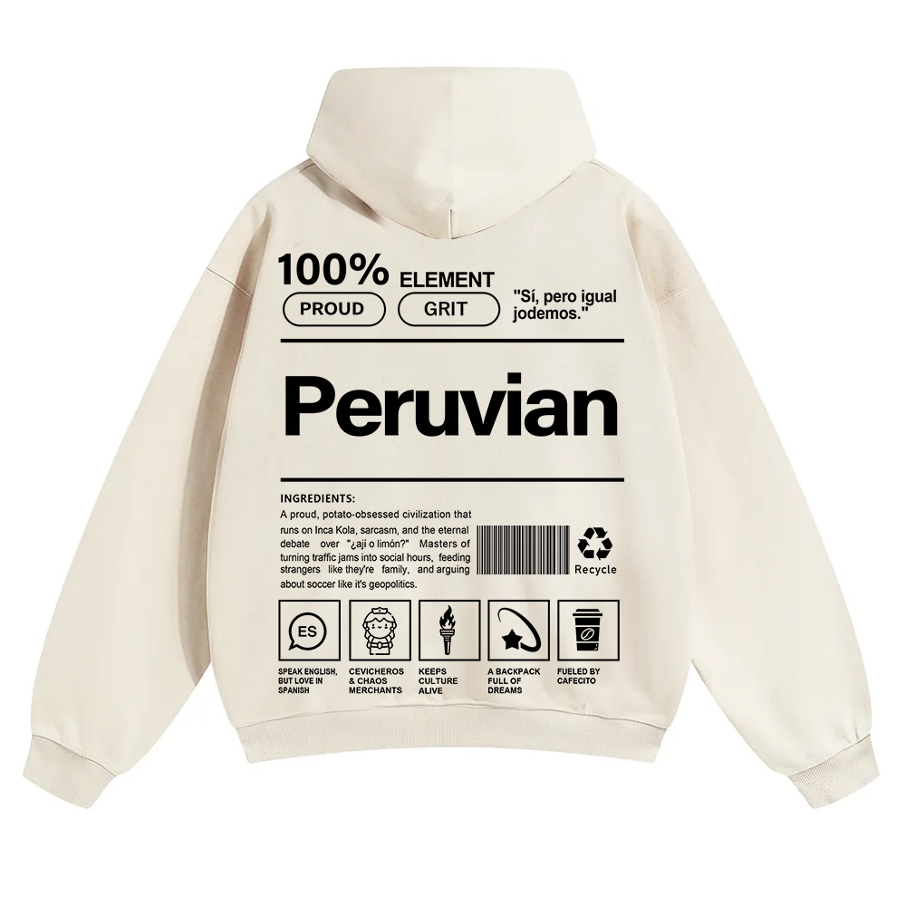 Peruvian Unisex Fit Color Hoodie wearishow