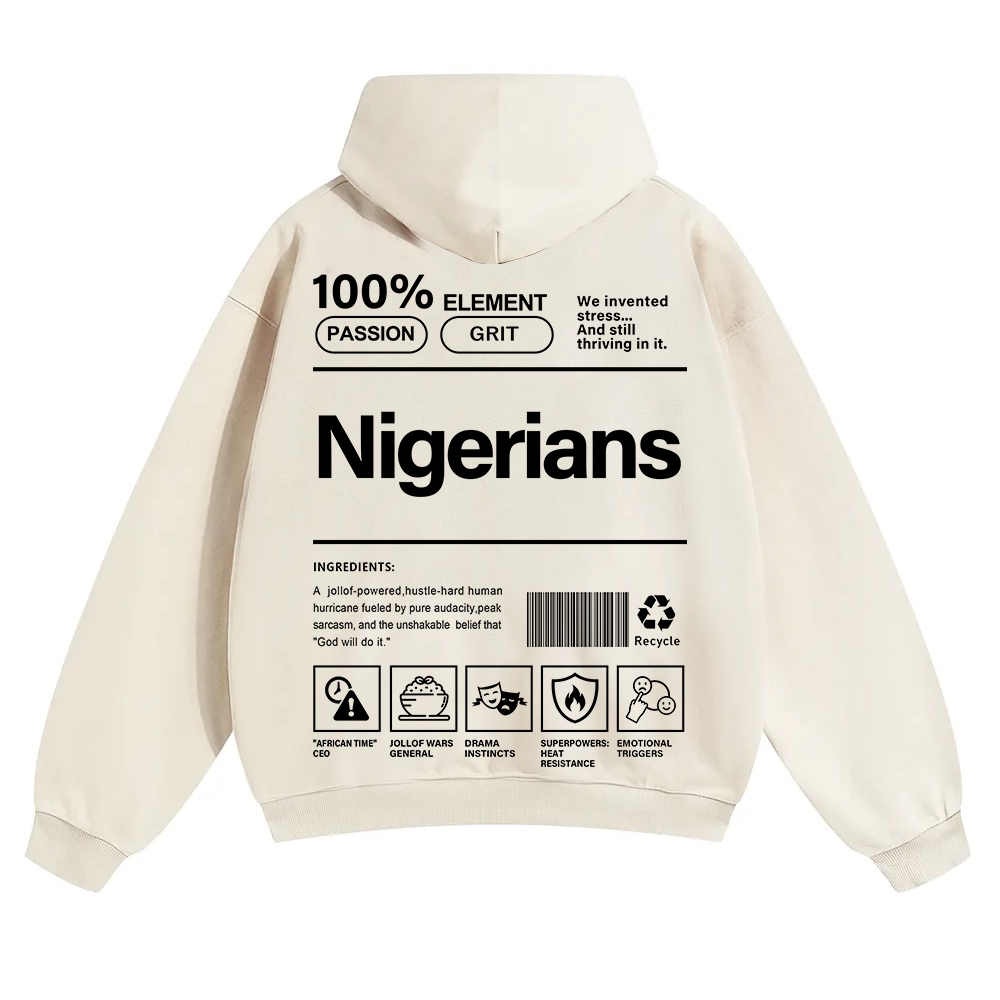 Nigerians Unisex Fit Color Hoodie wearishow
