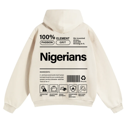 Nigerians Unisex Fit Color Hoodie wearishow