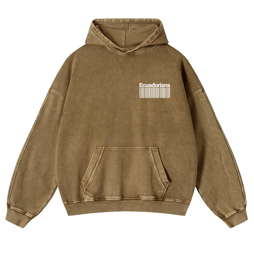 Ecuadorians Unisex Fit  Washed Hoodie wearishow