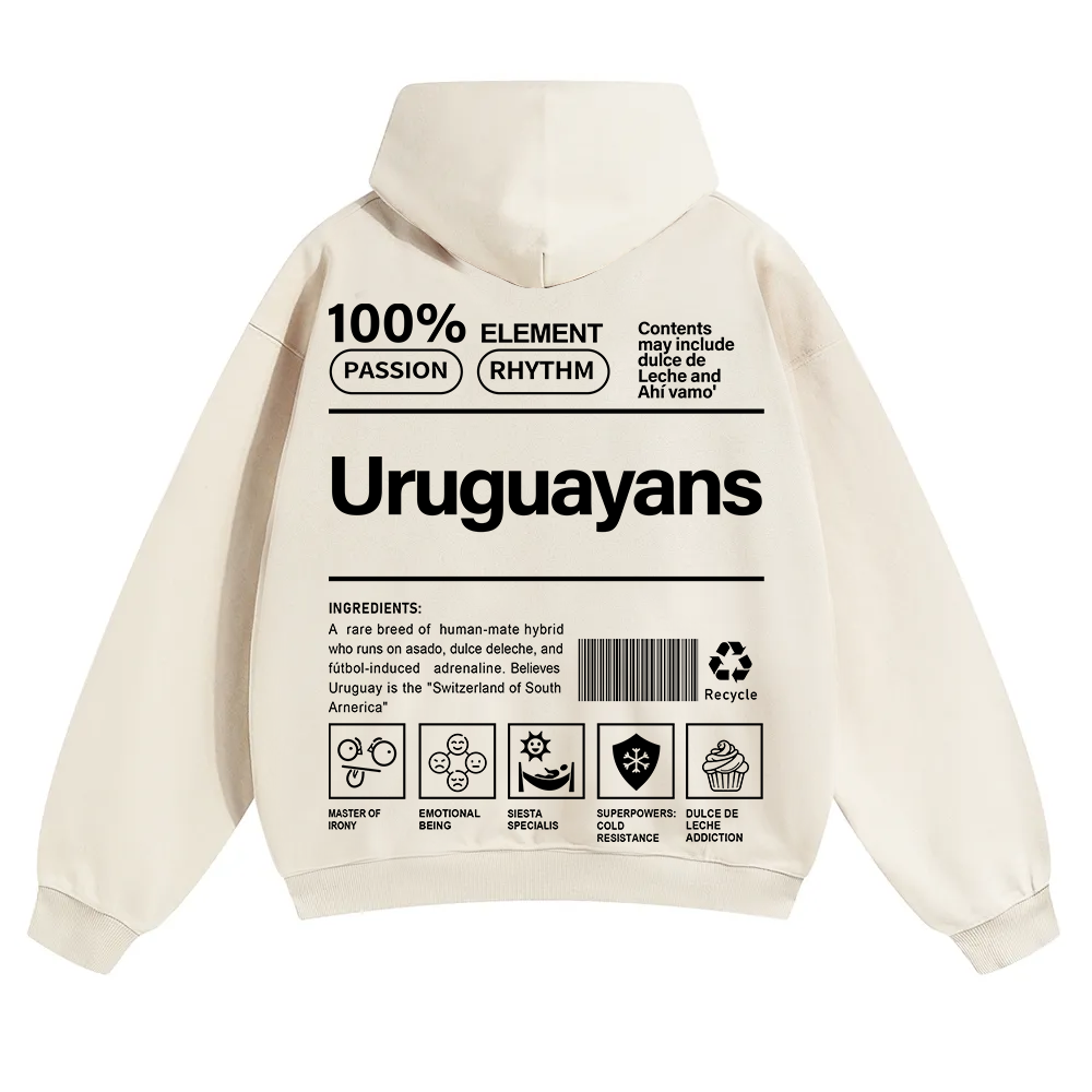 Uruguayans Unisex Fit Color Hoodie wearishow
