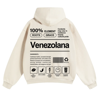 Venezolana Unisex Fit Color Hoodie wearishow