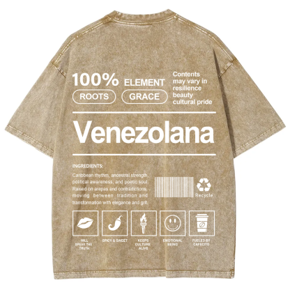 Venezolana Unisex Fit  Washed T-Shirt