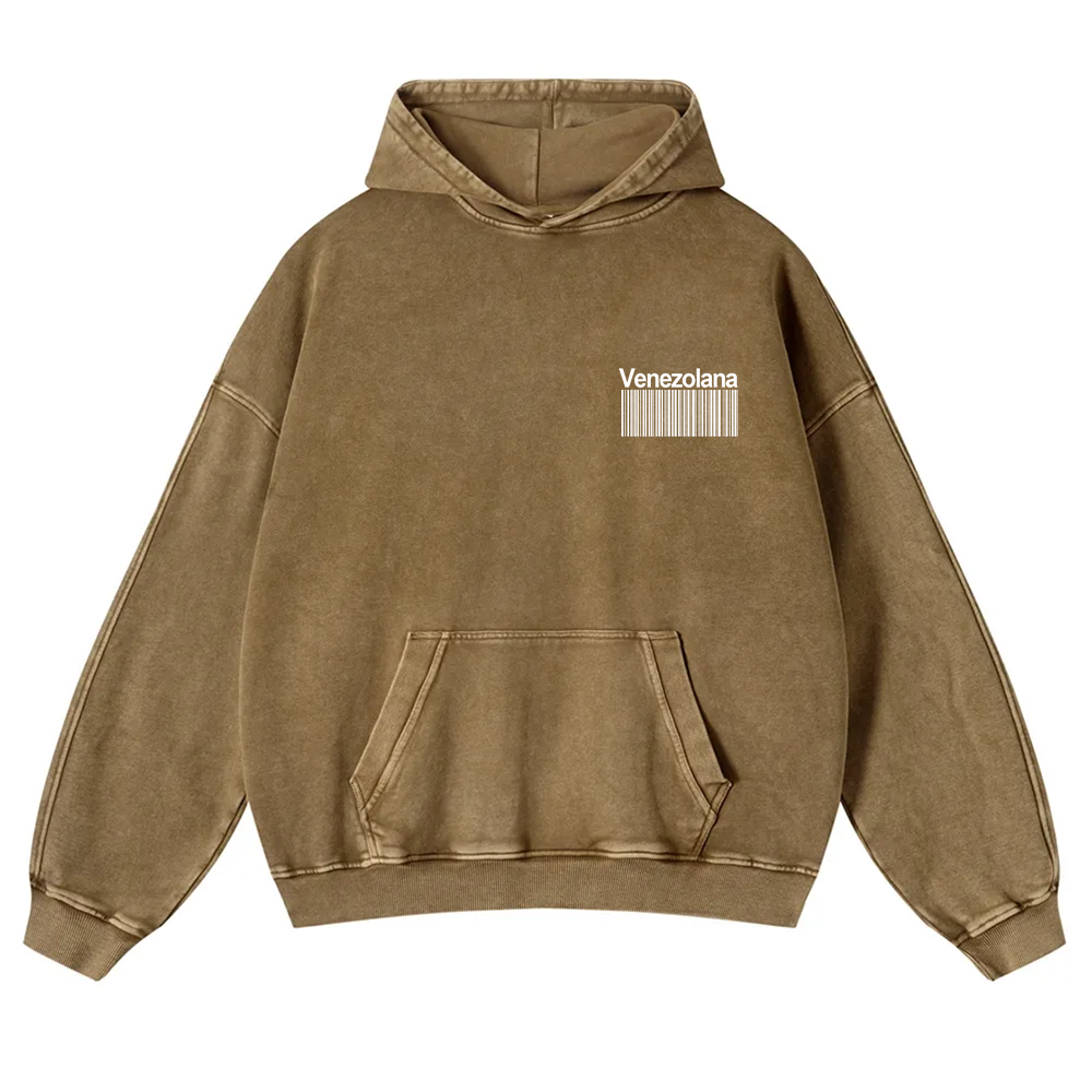 Venezolana Unisex Fit  Washed Hoodie wearishow
