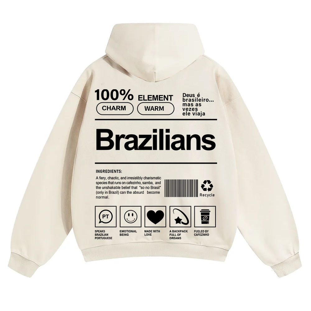 Brazilians Unisex Fit Color Hoodie wearishow