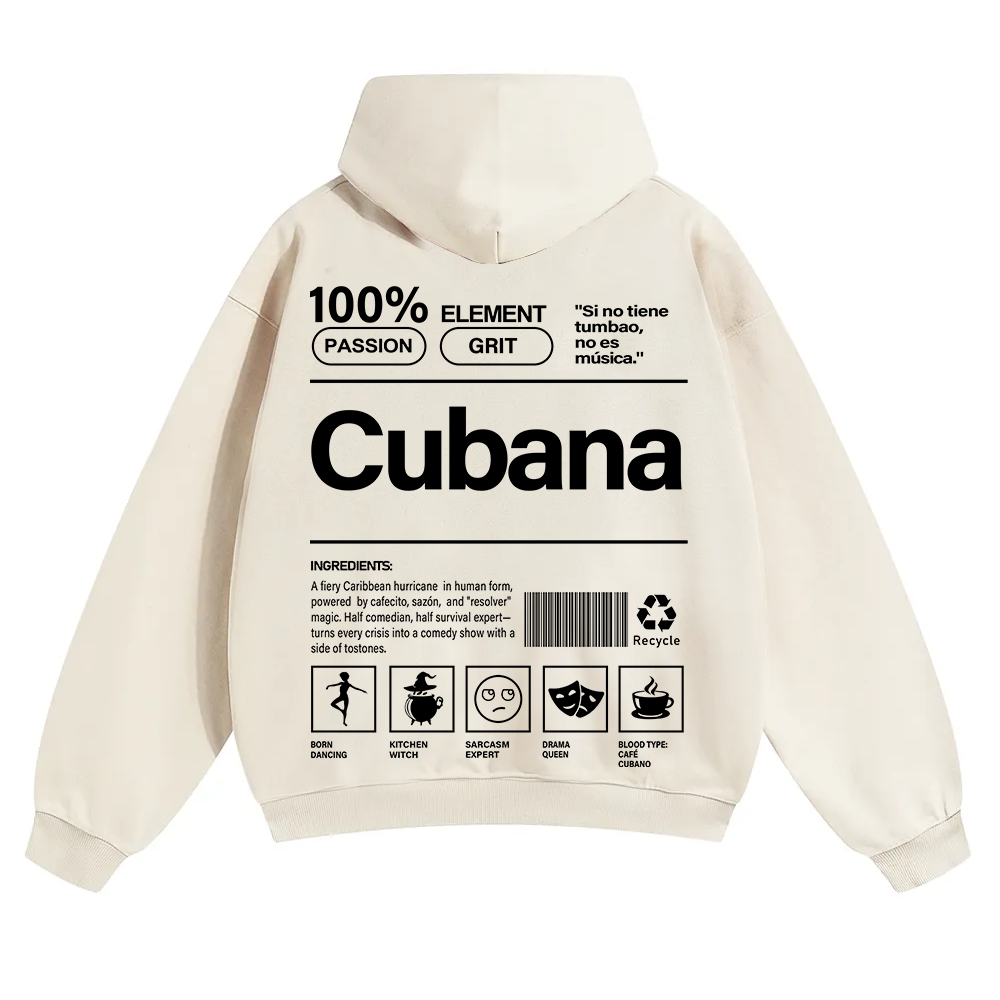 Cubana Unisex Fit Color Hoodie wearishow