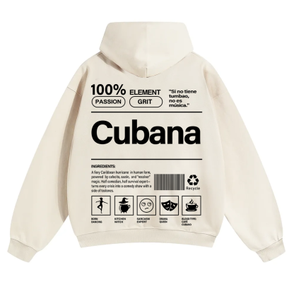 Cubana Unisex Fit Color Hoodie wearishow