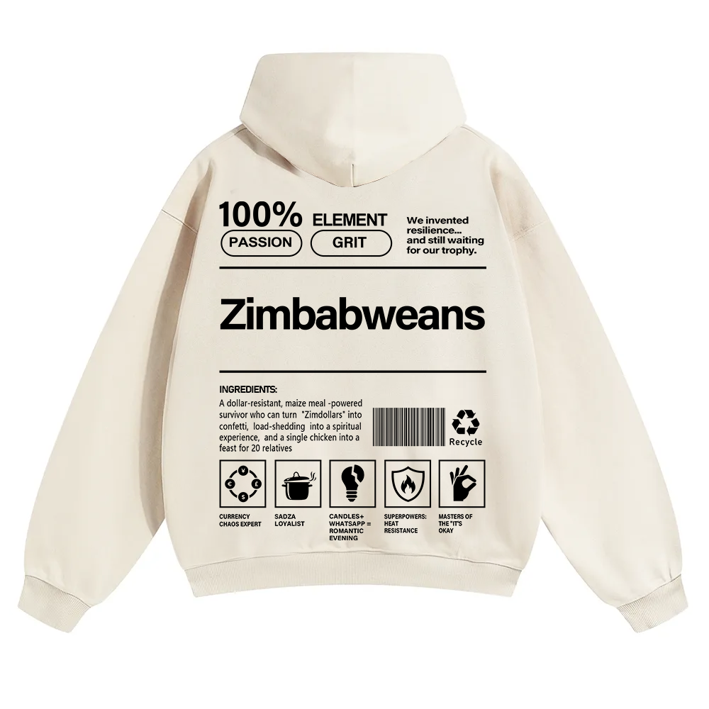 Zimbabweans Unisex Fit Color Hoodie wearishow