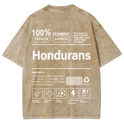 Hondurans Unisex Fit  Washed T-Shirt