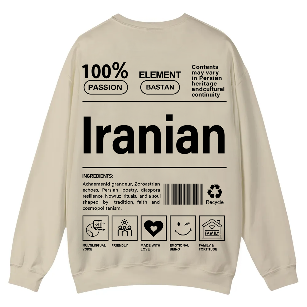 Iranian Unisex Fit  Casual Crewneck Sweatshirt wearishow