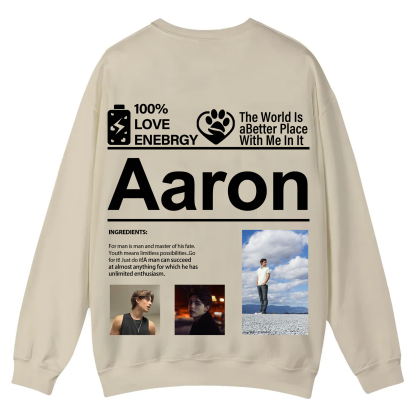 Design your own clothing pattern Unisex Fit Casual Crewneck Sweatshirt