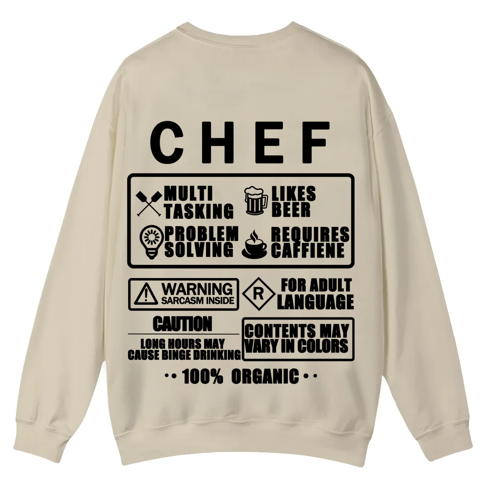  Chef Casual Crewneck Sweatshirt