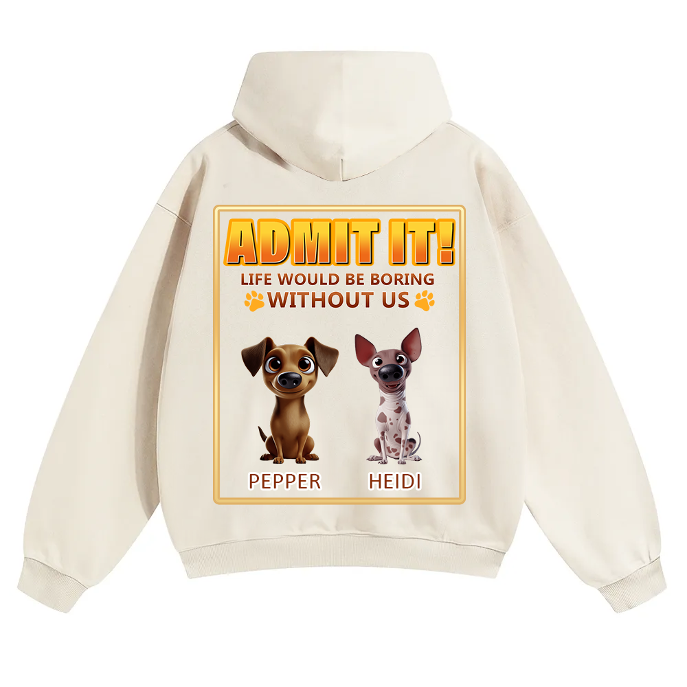 Life Would Be Boring Without Me - Personalized Custom Unisex Soild Color Hoodies wearishow