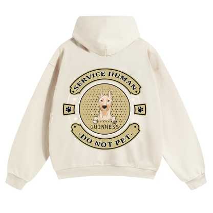 Service Human, Do Not Pet 14 - Personalized Custom Unisex Soild Color Hoodies wearishow