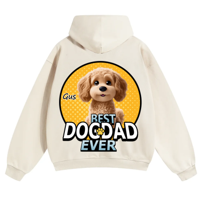 Best Dog Mom For Furry Kid - Personalized Custom Unisex Soild Color Hoodies wearishow