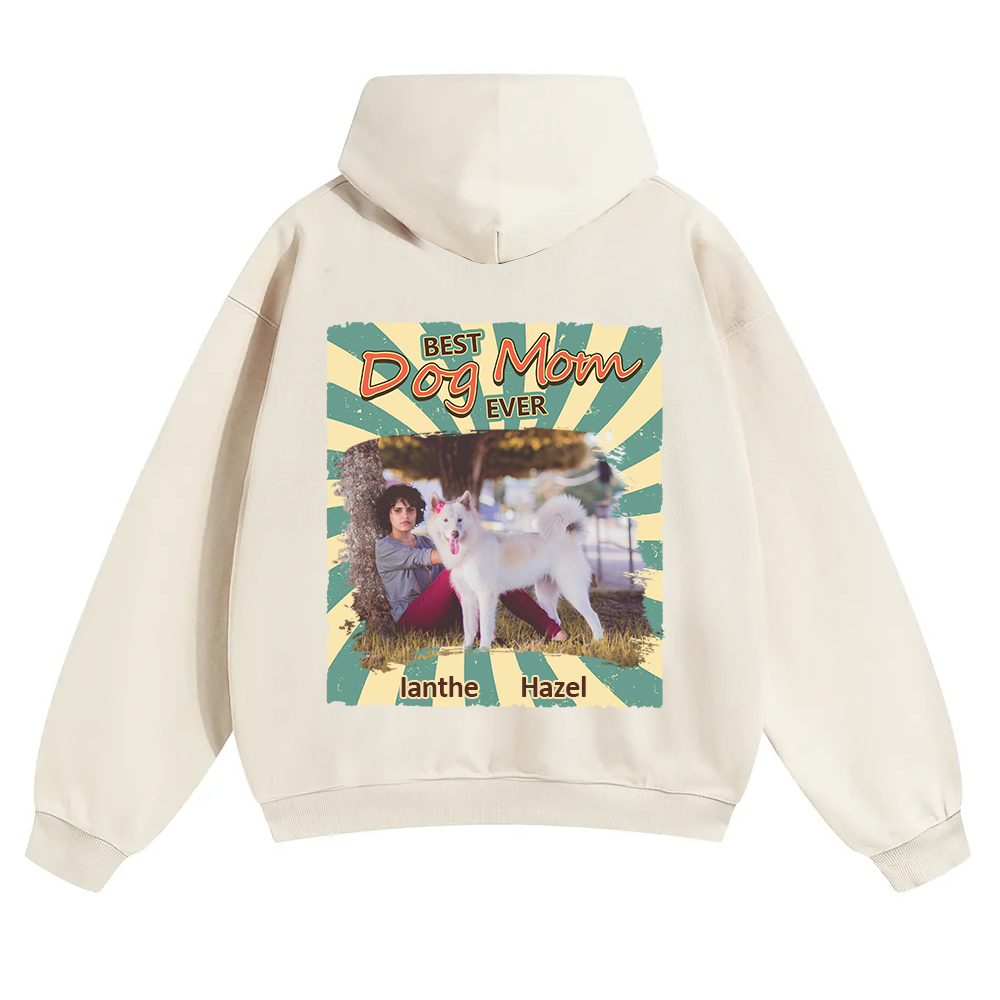 Retro Funny Dog Shirt Photo - Personalized Custom Unisex Soild Color Hoodies wearishow