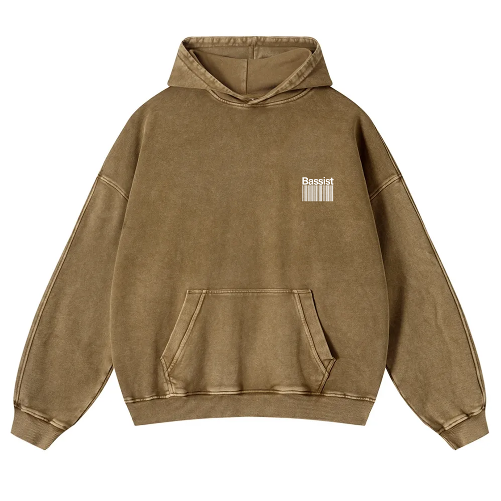 Bassist Washed Hoodie wearishow