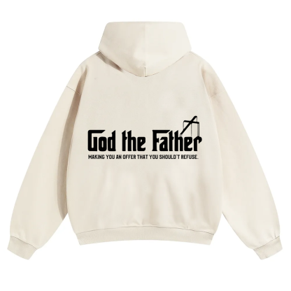 God The Father Christian Unisex Solid Color Hoodie wearishow