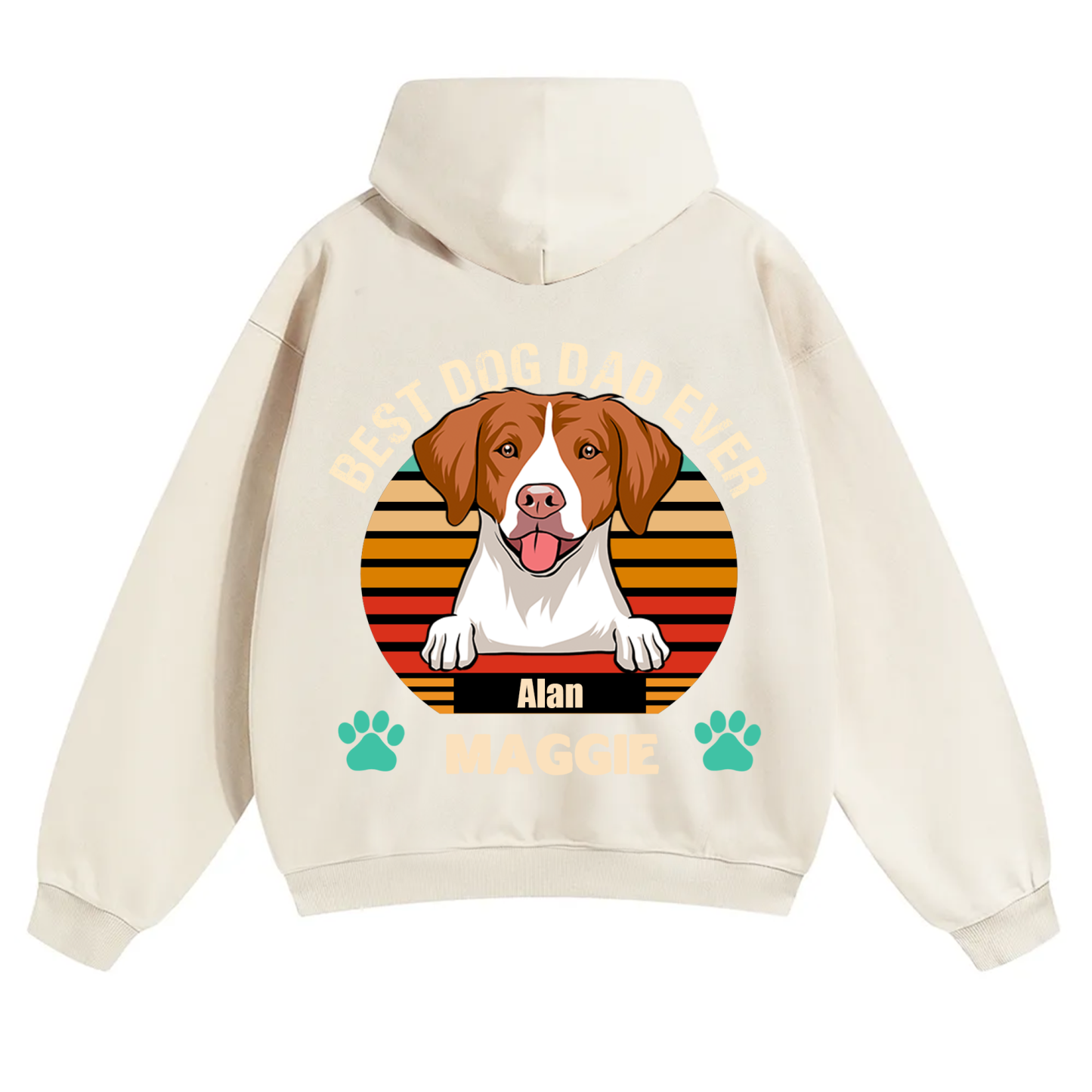 Best Dog Mom and Dad Ever - Personalized Custom Unisex Hoodie