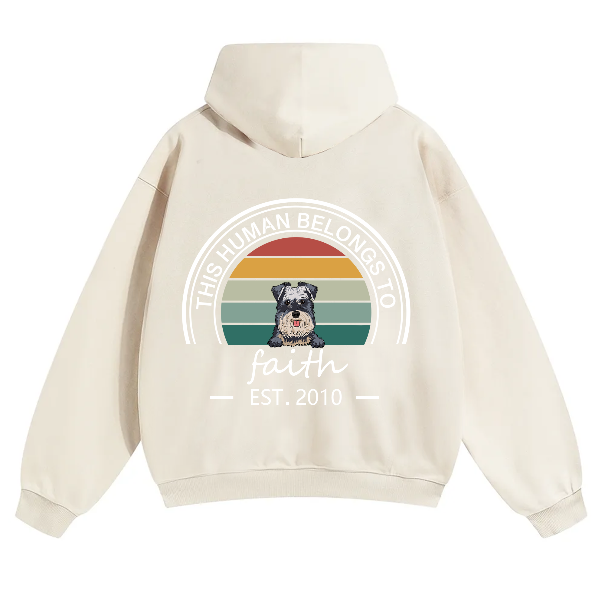This Human Belongs To 3 - Personalized Custom Unisex Hoodie