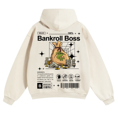 Bankroll Boss Unisex Solid Color Hoodie wearishow
