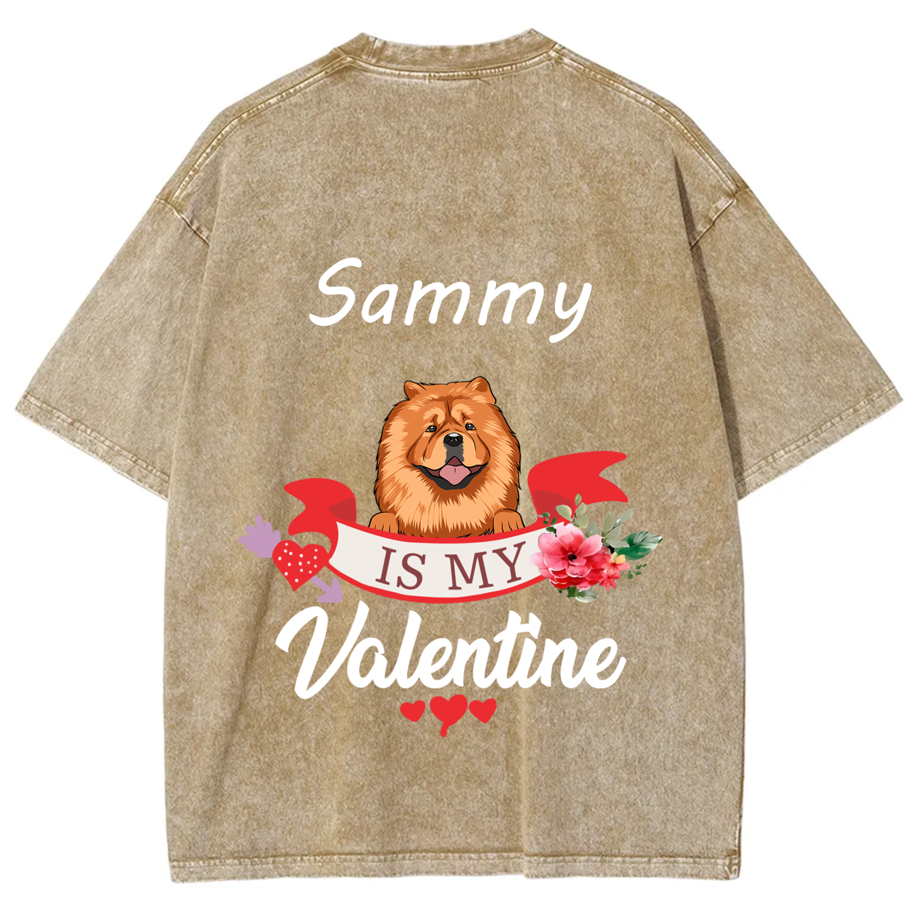 My Dog Is My Valentine Lover - Personalized Custom Unisex T-shirt