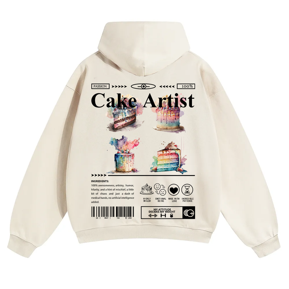Cake Artist  Unisex Solid Color Hoodie wearishow