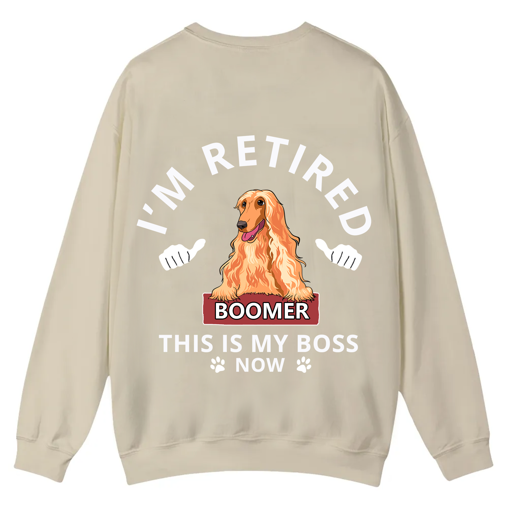 This Is My Boss - Personalized Custom Unisex Casual Crewneck Sweatshirt