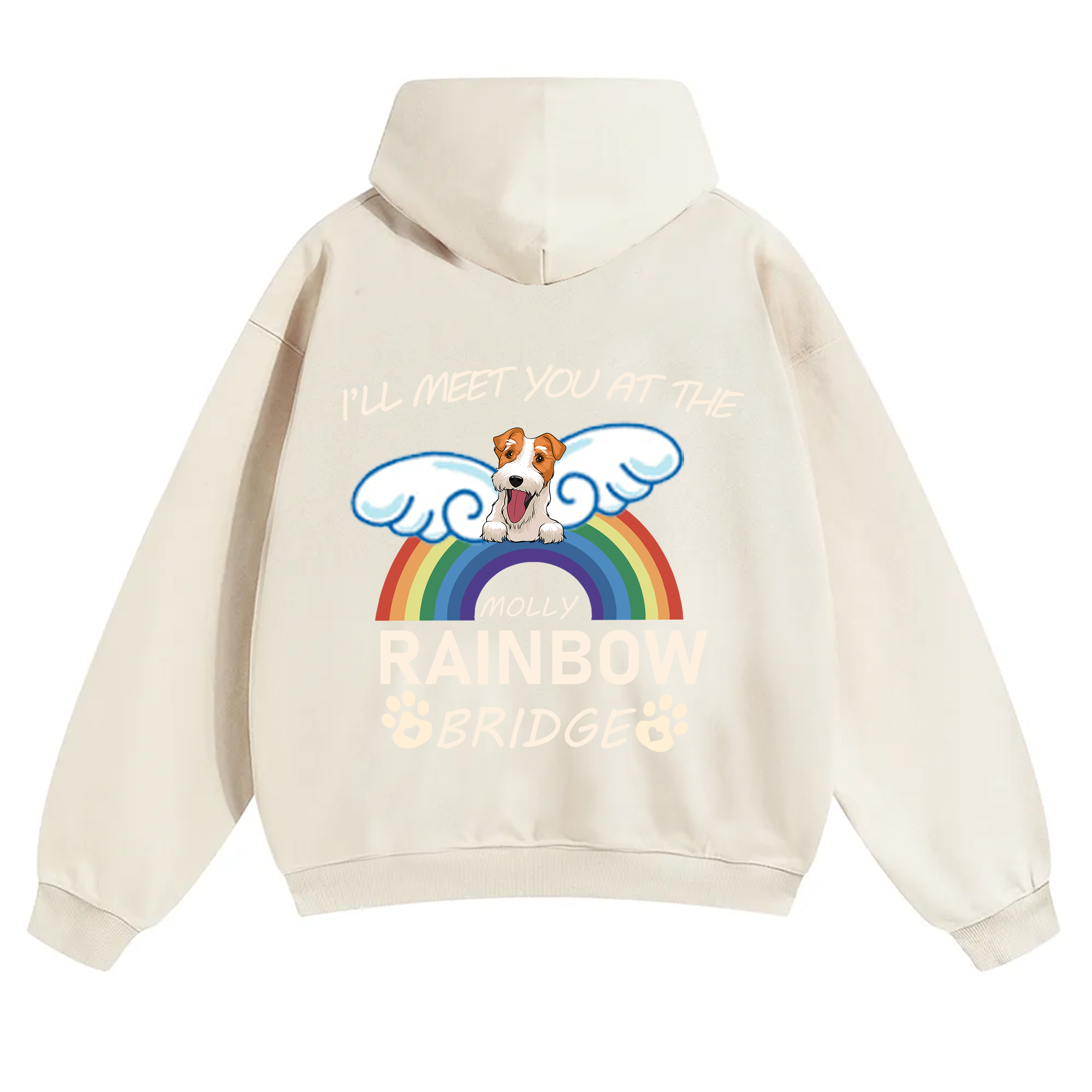 I'll Meet You At The Rainbow Bridge - Personalized Custom Unisex Hoodie