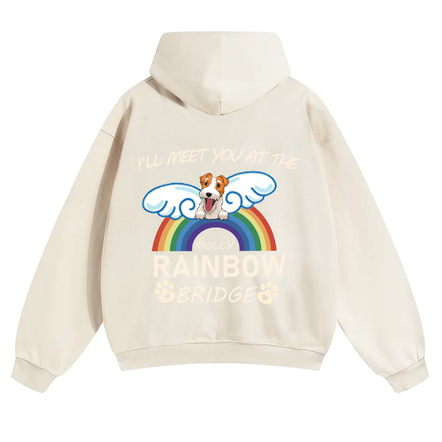 I'll Meet You At The Rainbow Bridge - Personalized Custom Unisex Hoodie
