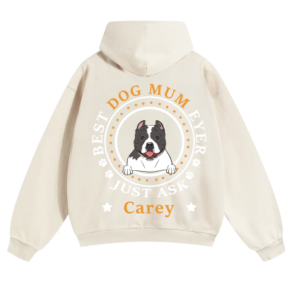 Best Dog Dad/Dog Mum Circle - Personalized Custom Unisex Hoodie