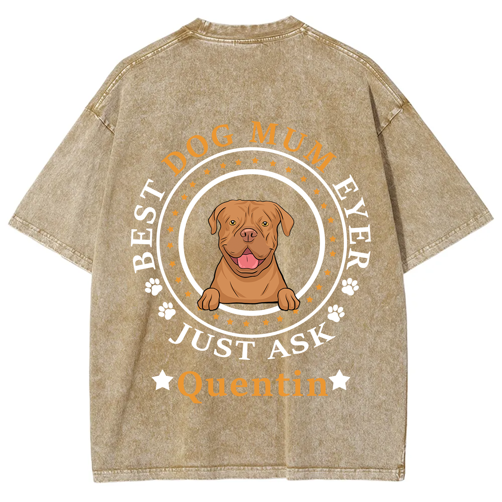 Best Dog Dad/Dog Mum Circle - Personalized Custom Unisex T-shirt