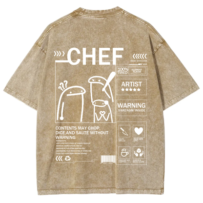 Chef Solid Color Unisex T-shirt