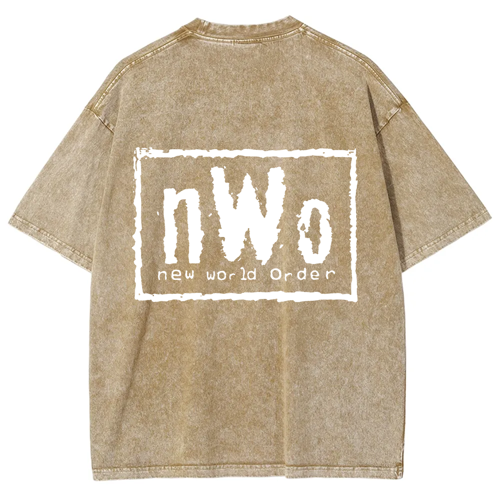 Wrestling Washed Nwo New World Order WWE T-Shirt