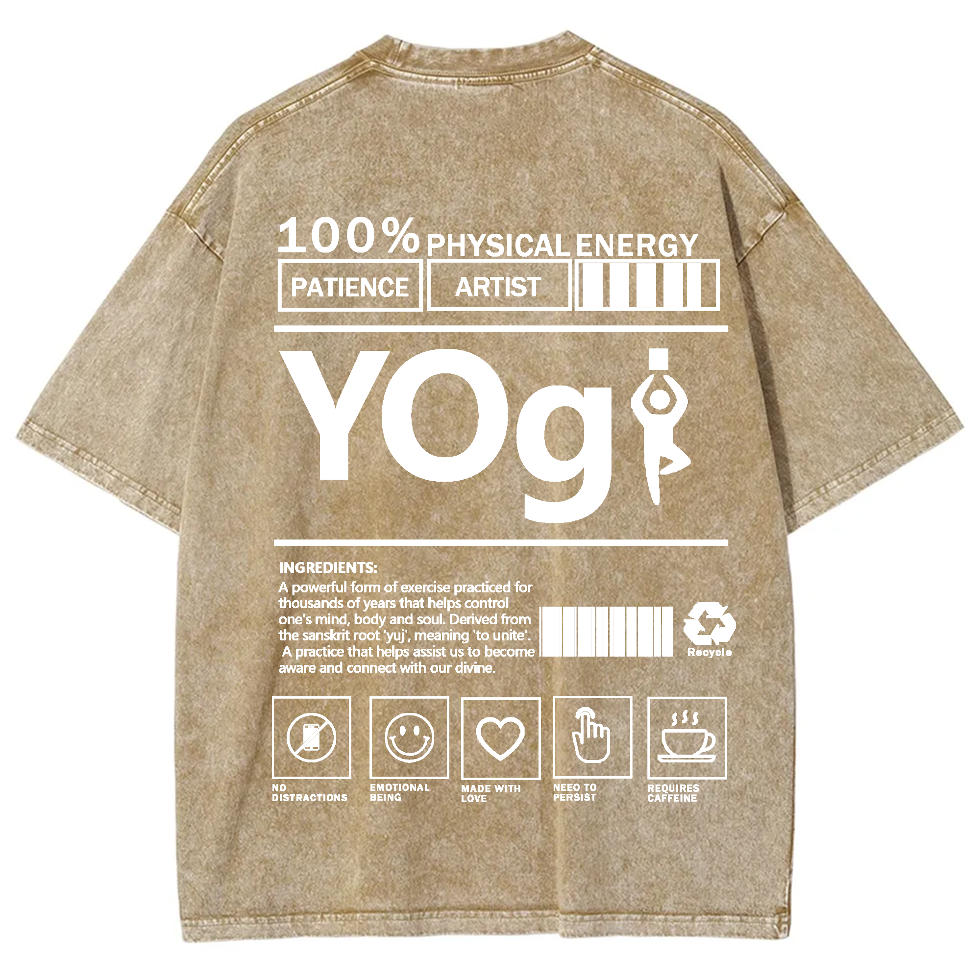 Yogi Solid Color Unisex T-shirt
