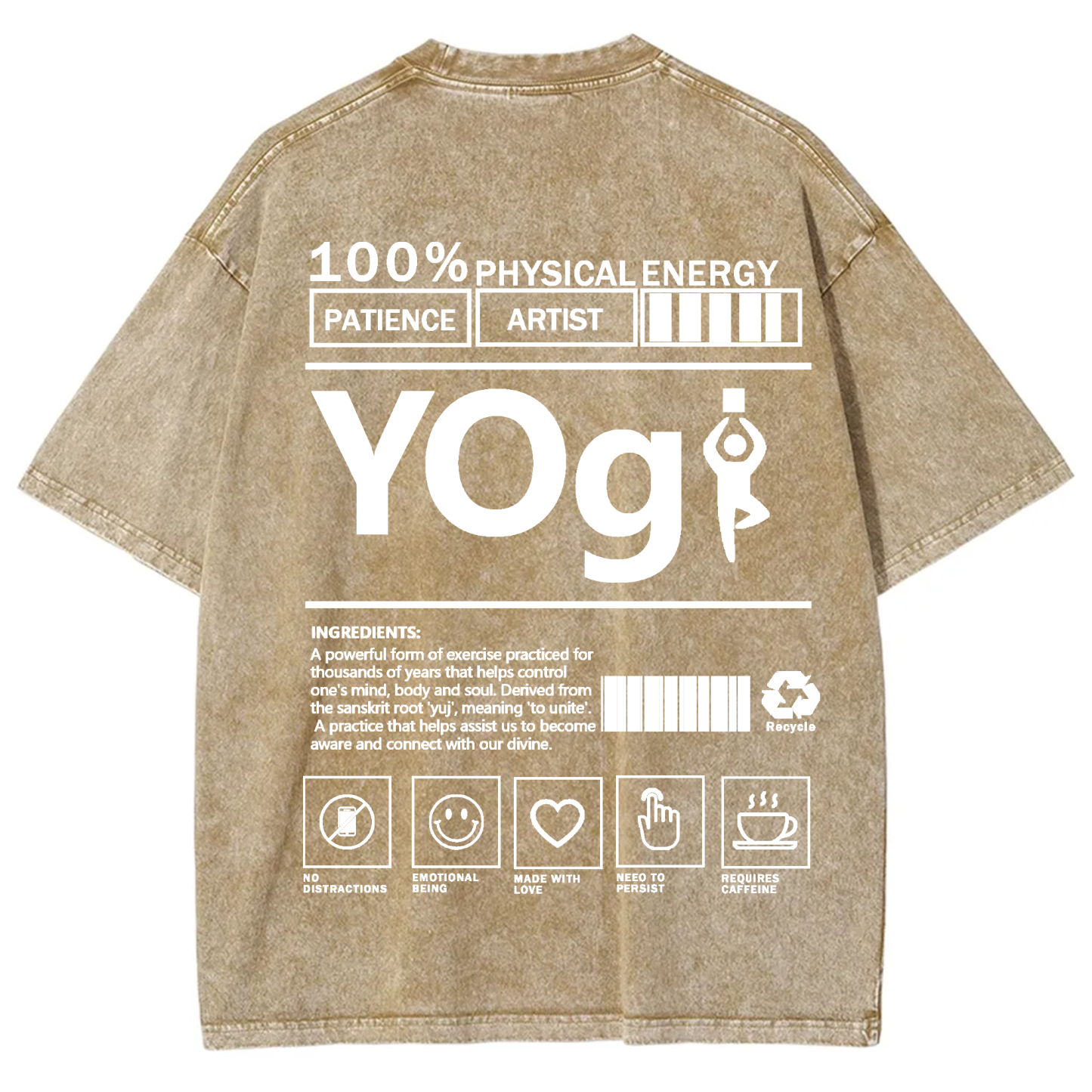 Yogi Solid Color Unisex T-shirt