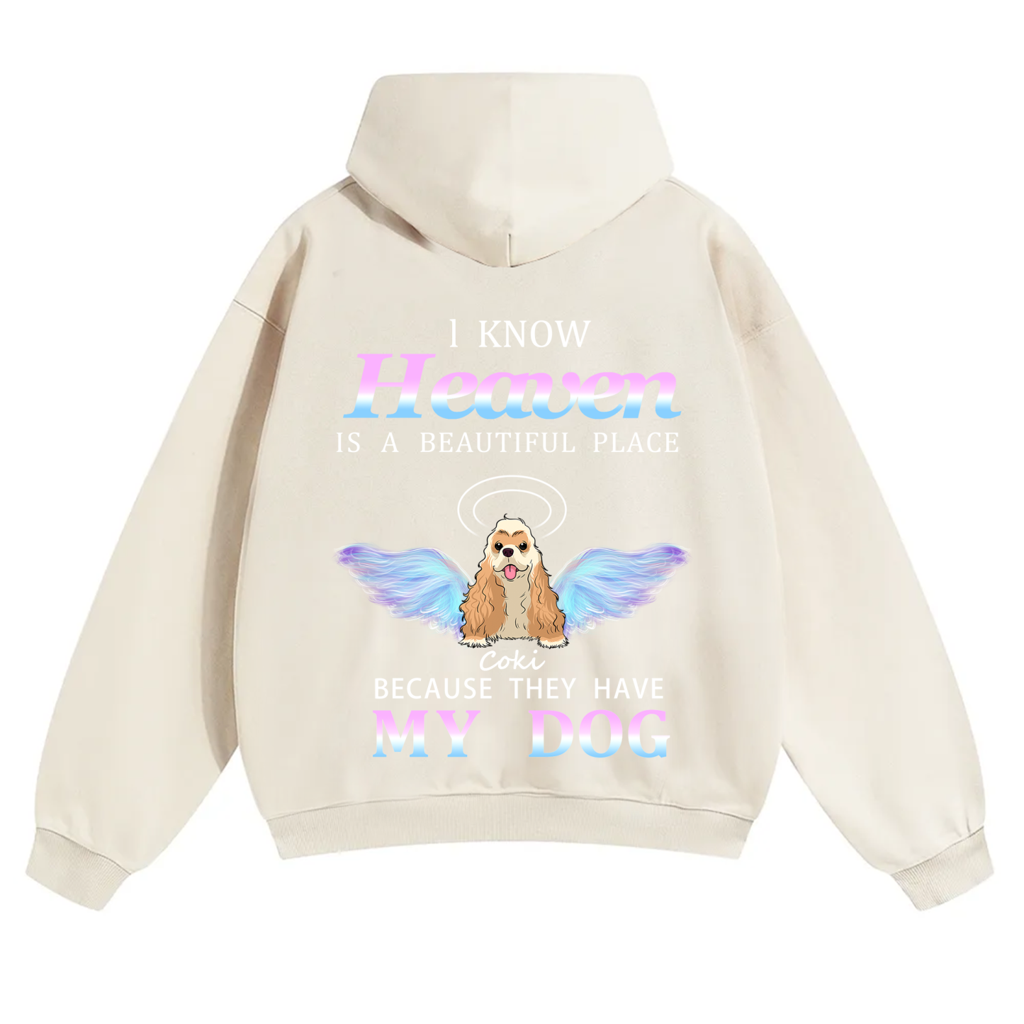 Heaven Is A Beautiful Place - Personalized Custom Unisex Hoodie