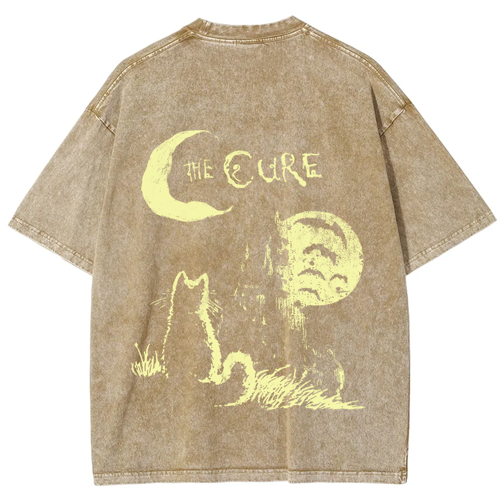  Unisex Vintage Washed The Cure Tank Top T-Shirt