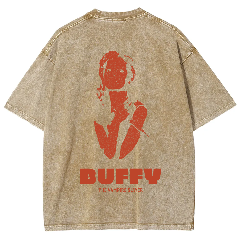 Buffy The Vampire Slayer TV Series Vintage Washed T-Shirt