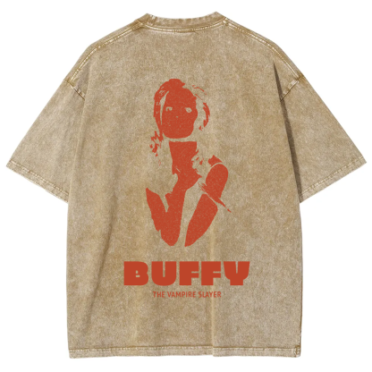 Buffy The Vampire Slayer TV Series Vintage Washed T-Shirt